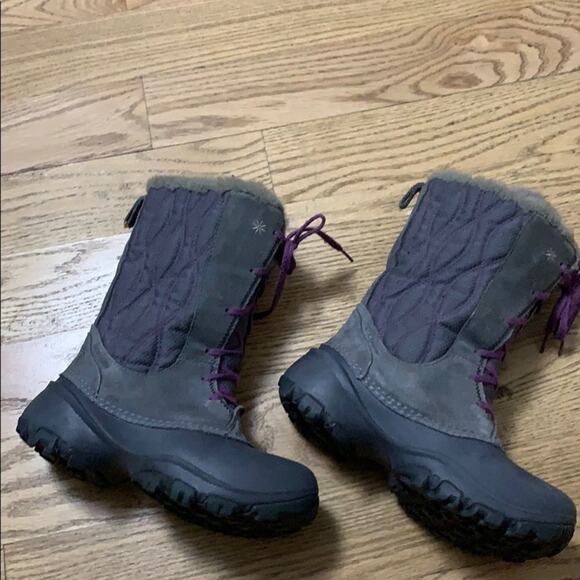 COLUMBIA KIDS WATERPROOF WINTER BOOTS SIZE 2‎ - Picture 1 of 8